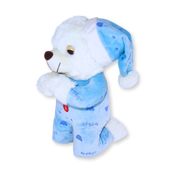 Urso de Pelúcia Azul Grande Fofy Toys Que Reza o Pai Nosso Fofo para Presentear com Carinho