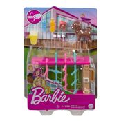 Barbie Mini Playset Com Pets