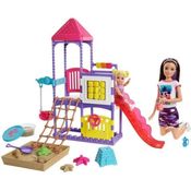 Boneca Barbie Skipper Babá Dia No Parque + Princesa Bebe