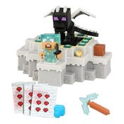 Boneco Minecraft Caves & Cliffs Portal Do Ender Dragon