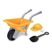 Brinquedo Carrinho De Mão - Carriola Amarela Mestre De Obras