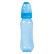 Mamadeira Bico Macio com Tampa Higiênica Azul Menino 240ml BabyGo