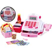 Caixa Registradora Rosa - Com Luz e Som | Dm Toys