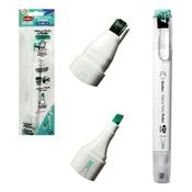 Caneta 2 Em 1 Marca Texto E Roller  - Azul Oasis
