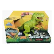 Boneco Dinossauro Tiranossauro Rex Attack Com Som E Luz