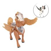 Cavalo Com Armadura De Cavaleiro Com Movimento Luz Som