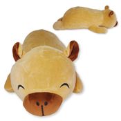 Capivara de Pelúcia Almofada Plush Fizzy Toys Super Macia e Fofa para Presentear ou Decorar
