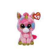 Bicho de Pelúcia Ty Beanie Boos Unicórnio Fantasia Original, Colorido e Fofo para Crianças, Presentes e Coleção