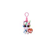 Bicho de Pelúcia Ty Beanie Boos Chaveiro Unicórnio Harmonie Fofo, Colorido e Original para Crianças e Presentes