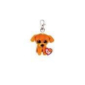 Bicho de Pelúcia Ty Beanie Boos Chaveiro 51534 Cachorro Zuzu Original Fofo e Colorido para Presentear
