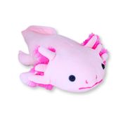 Axolote de Pelúcia Rosa Fizzy Toys Axie Macio e Antialérgico para Crianças, Decoração ou Presente Fofo