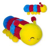 Centopeia de Pelúcia Amarela Manu Fizzy Toys Colorida, Macia e Divertida para Presentear