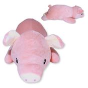 Porco de Pelúcia Almofada Rosa Plush Fizzy Toys Super Macio e Fofo para Presente ou Decoração