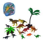 Kit com 12 Dinossauros de PVC Miniatura Animal Planet EBN Kids ZL21 Brinquedo Educativo