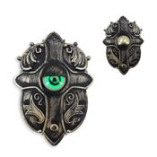 Campainha Halloween com Olho Interativo Som e Luz Pica Pau Brinquedos PI4397 Decorativa