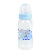 Mamadeira Bico Macio com Tampa Higiênica Azul Coala Menino 240ml BabyGo