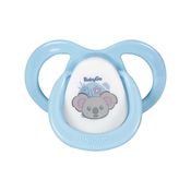 Chupeta T2 Coala Azul Menino Com Bico De Silicone Ortodontico +6 Meses