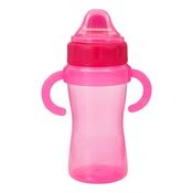 Copo De Transição Infantil Com Redutor de Pingo 330ml Rosa Menina