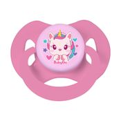 Chupeta T1 Unicórnio Com Capuz e Bico de Silicone Ortodontico de 0 a 6 Meses 1 unidade