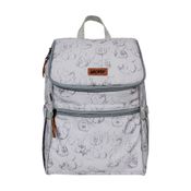 Mochila Maternidade Plus Decorada Mickey Cinza com Trocador Babygo