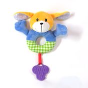 Chocalho Com Mordedor Sensorial Cachorro Colorido Love