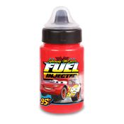 Copo De Transição Infantil Com Tampa Higiênica e Válvula Redutora de Pingos 340ml Vermelho Carros Disney