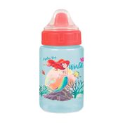 Copo De Transição Infantil Com Tampa Higiênica e Válvula Redutora de Pingos 340ml Ariel Princesas Disney