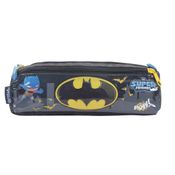 Estojo Soft 3 Divisões Infantil Menino Cinza Batman Dermiwil
