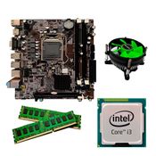 Kit Placa Mãe H55 1156 +  Intel Core I3-540 + 4GB Ram c/ HDMI