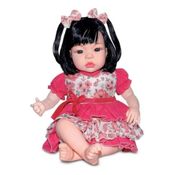 Boneca Bebe Reborn Sid-nyl Baby Kiss Castanho 910