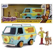 Carro Miniatura 1/24 Van Mystery Machine Scooby Doo Com Boneco - Jada