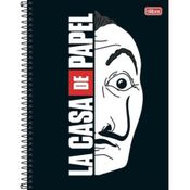 Caderno 10 Materias La Casa De Papel 160 Folhas Tilibra