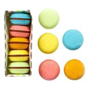Kit 5 Borracha De Macarons Biscoito Borracha Coloridos