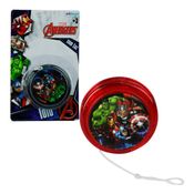 Ioiô De Plástico Das Vingadores Com Luz De 5,5cm