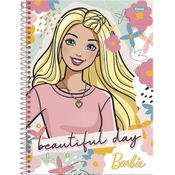 Caderno Universitário De 10 Matérias Barbie Fofo E Delicado