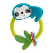Chocalho Sensorial Fisher Price Bicho Preguiça Muito Fofo