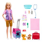 Boneca Barbie Regaste De Animais Da Selva Com + Acessorios