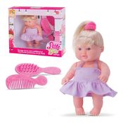 Boneca Loira Colecão Little Bee Com Escova E Pente
