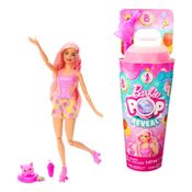 Boneca Barbie Pop Reveal Ponche Frutas Morango 8 Surpresas