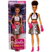 Boneca Barbie Profissões Negra Boxeadora Estilosa Com Luvas