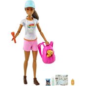 Barbie Boneca Articulada Com Cachorrinho Dia De Spa Caminhad