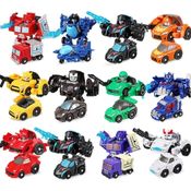 Boneco Colecionável - Mini Robot 2 Em 1 - Carro E Robô