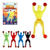 1 Unidades Boneco Ninja Gruda Parede Homem Geleca Cartela