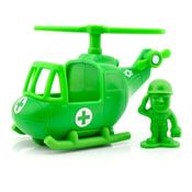 Mini Figura E Veículo Sargento Helicóptero Toy Story Disney