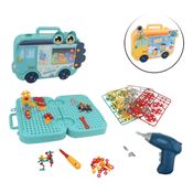 Kit Maleta Educativa Ferramenta De Carros Em 3d Educativo