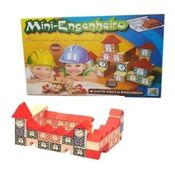 Jogo Educativo Mini Engenheiro Brinquedo Monta Monta Casinha Quantidade De Peças 35