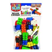 30 Blocos Montar Montagem Encaixe Brinquedo Educativo