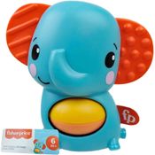 Chocalho Mordedor Elefante Fisher-price Com Sons De Clique