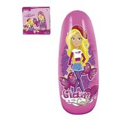 João Bobo - Teimoso Inflável Rosa Glam Girls - Princesa