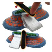 Pista De Skate De Dedo Feito De Resina Pesado + Skate
